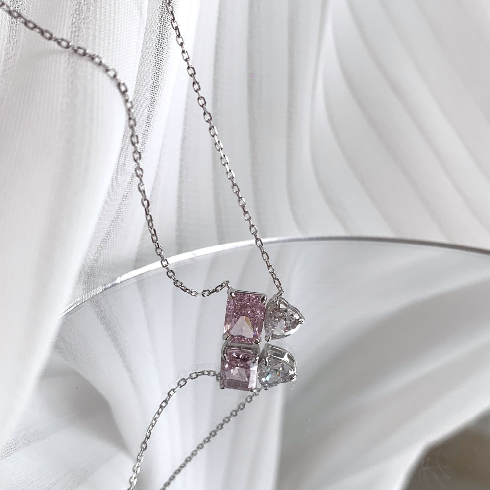 Ariana baby pink necklace