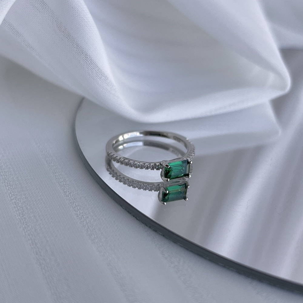 Ring Clara forest green
