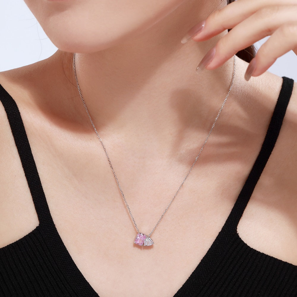 Ariana baby pink necklace