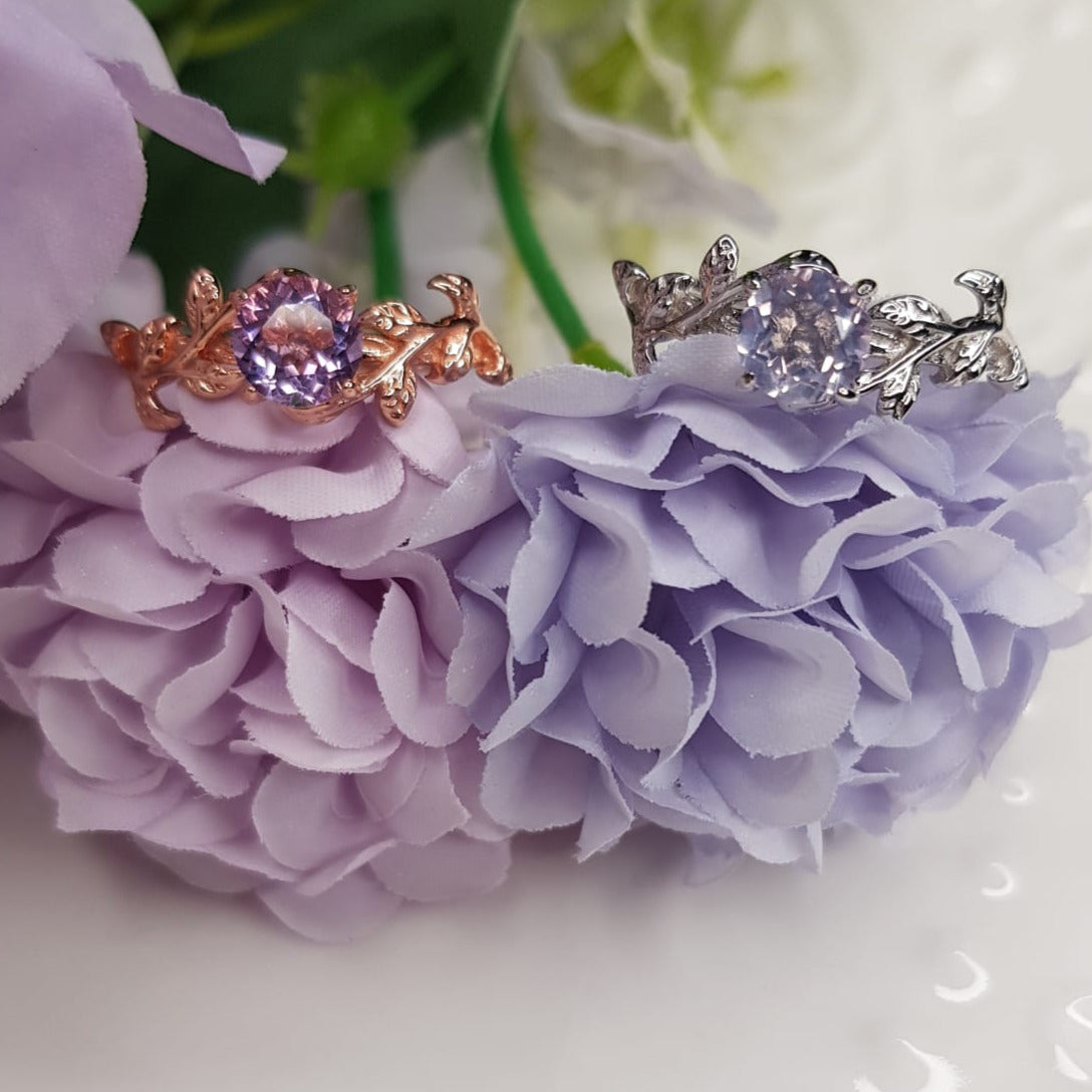 Ring Amethyst Garden_ Silber-Lavender