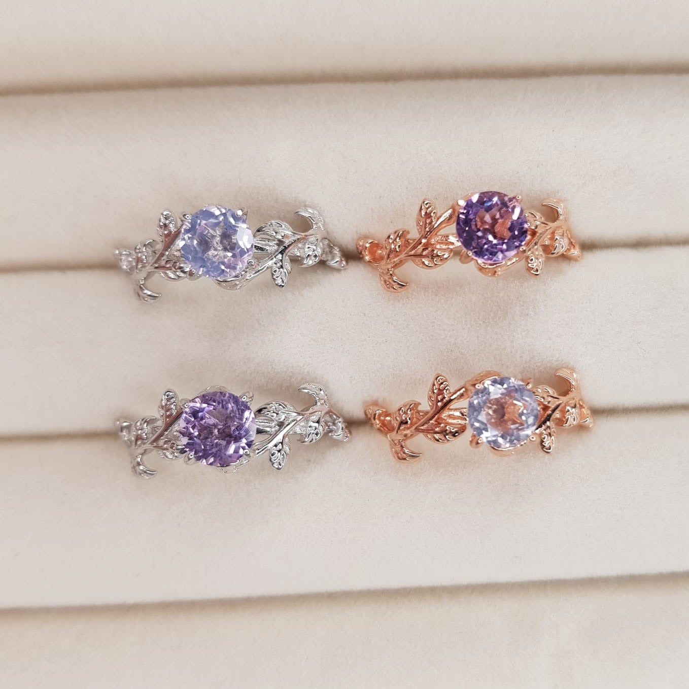 Ring Amethyst Garden_ Silber-Lavender