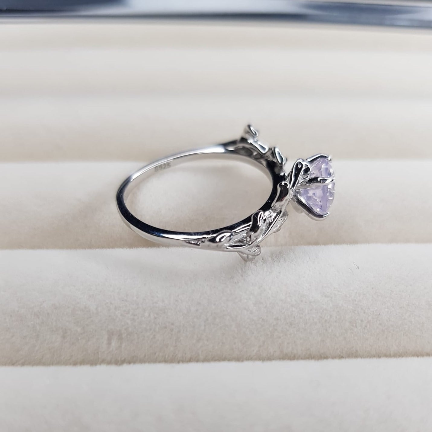 Ring Amethyst Garden_ Silber-Lavender