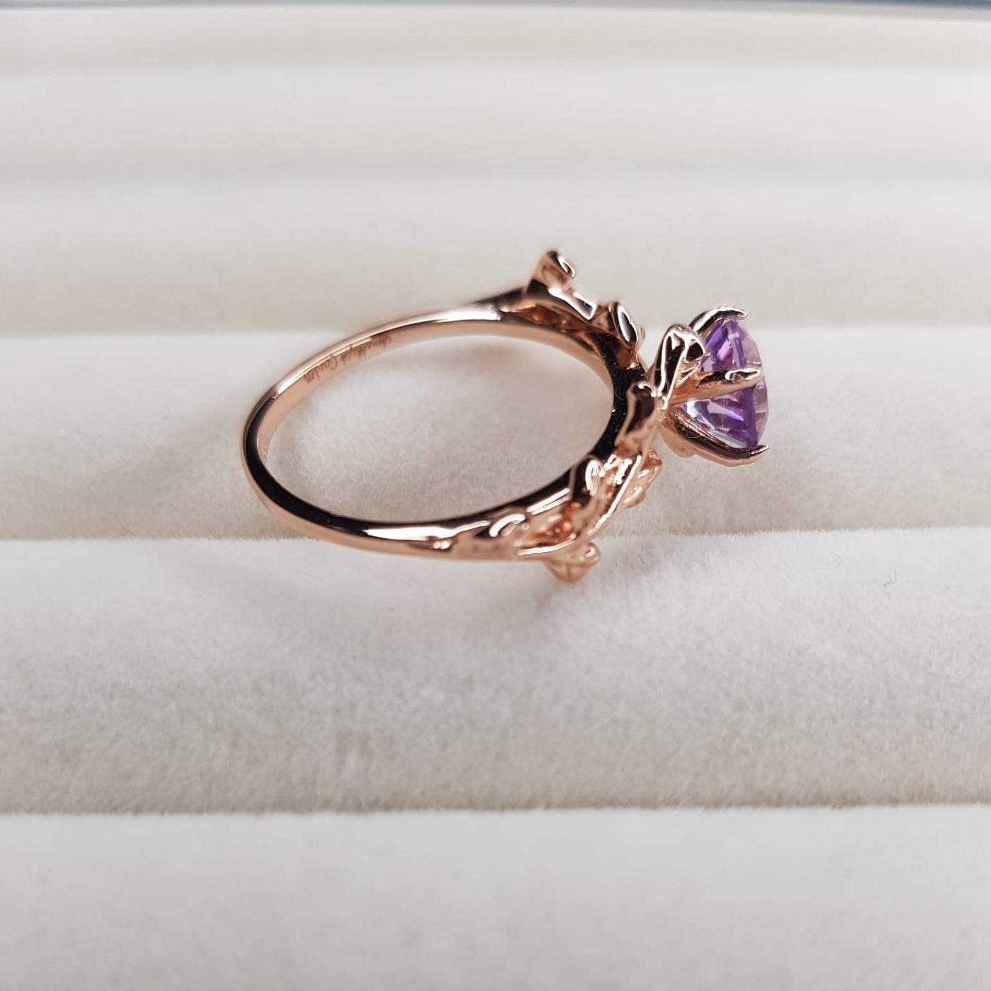 Ring Amethyst Garden_ Rosévergoldet- Light Amethyst