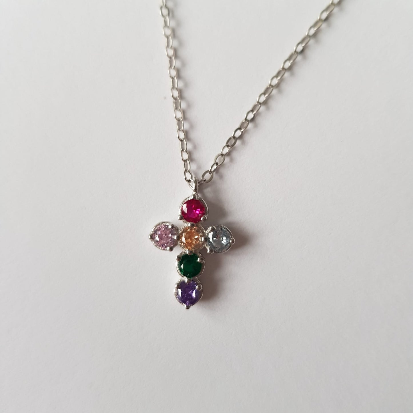 Kette Colourful Cross