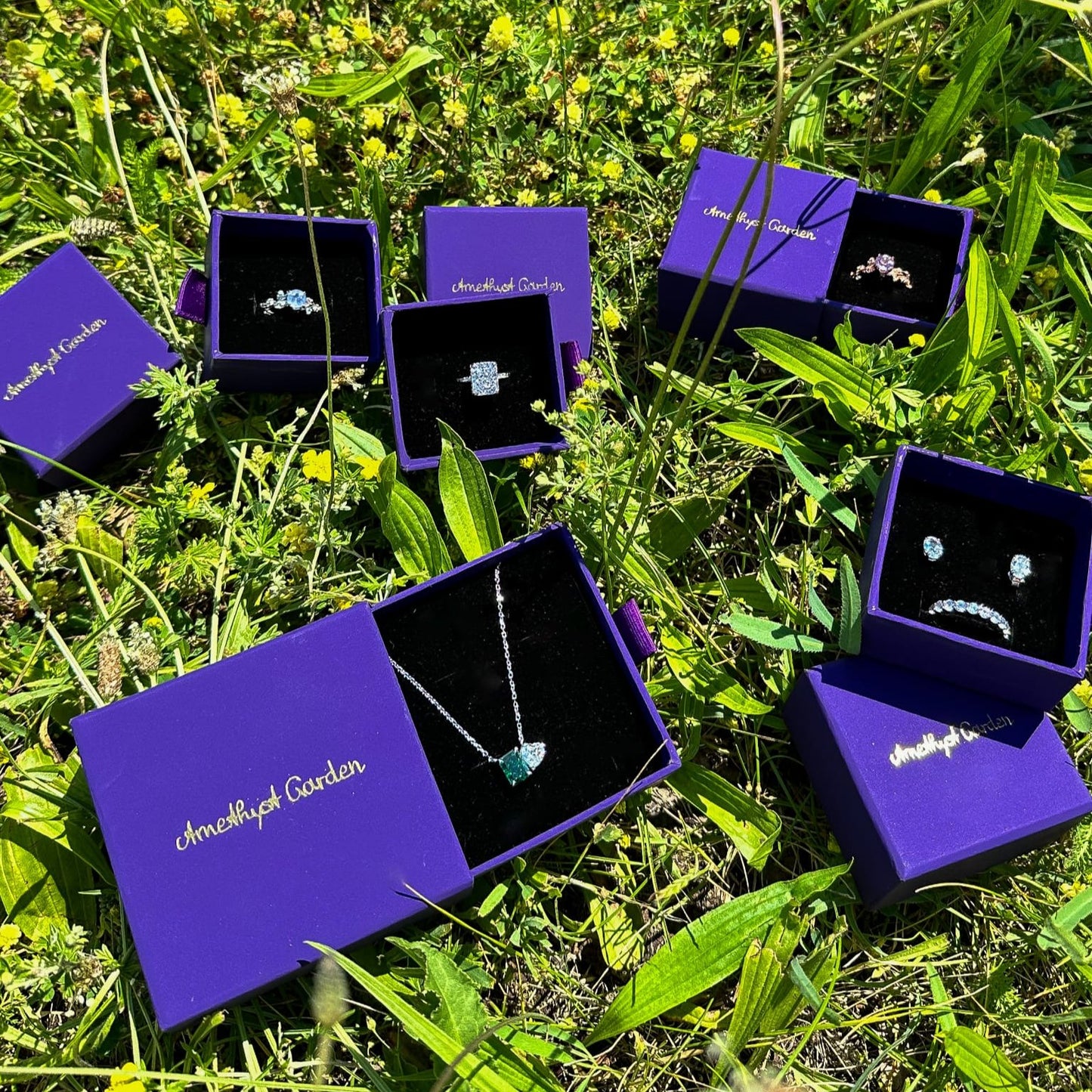 Ring Amethyst Garden_ Silber- Light Amethyst