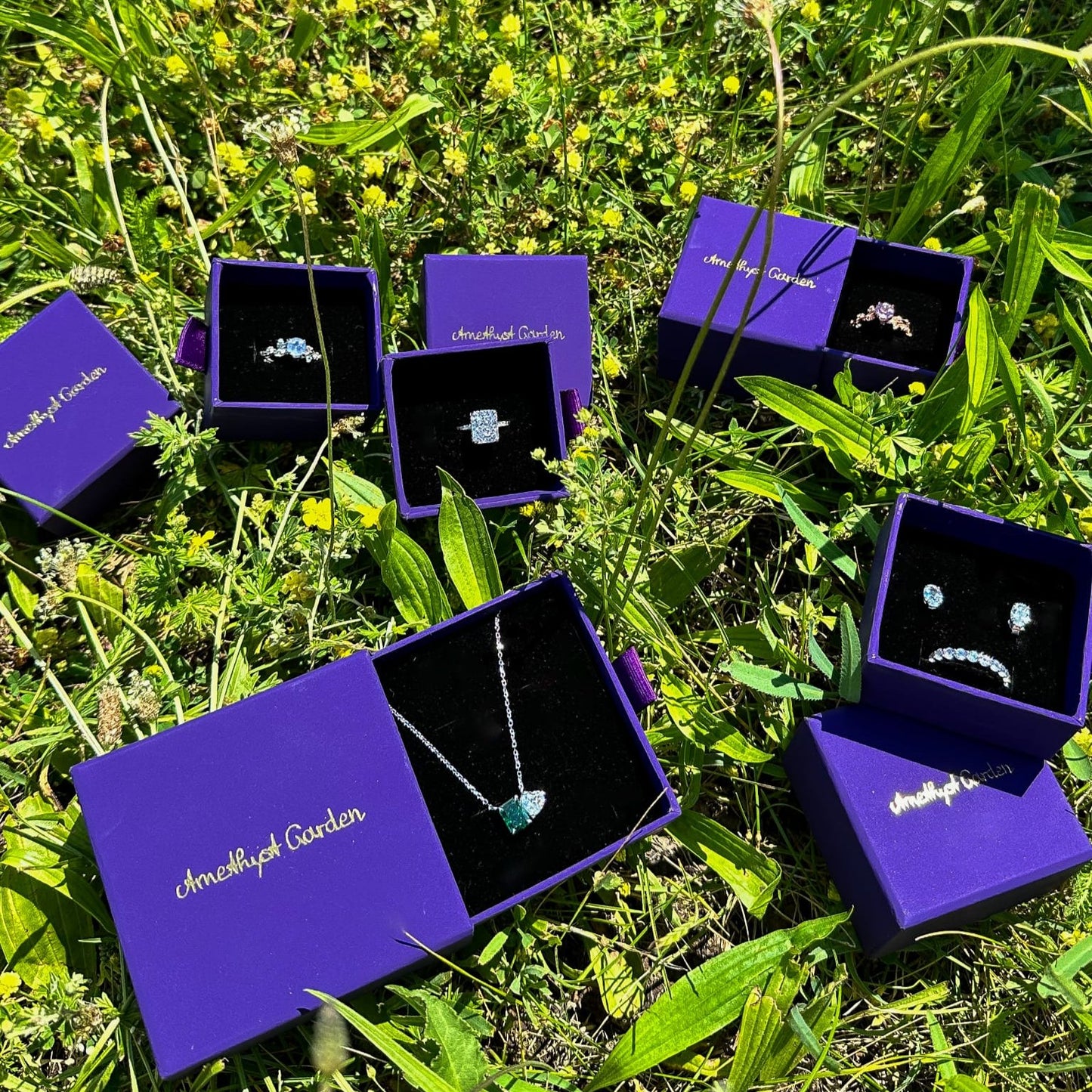 Ring Amethyst Garden_ Rosévergoldet- Light Amethyst