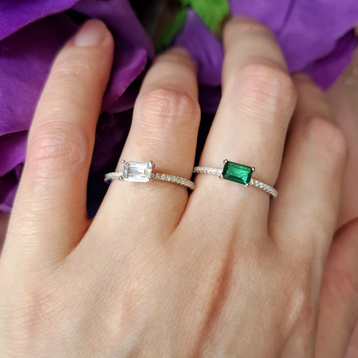Ring Clara forest green