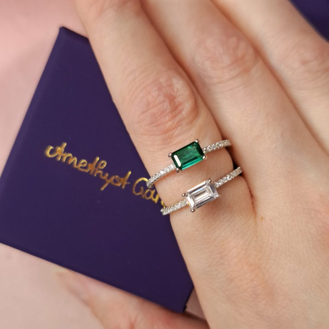 Ring Clara forest green