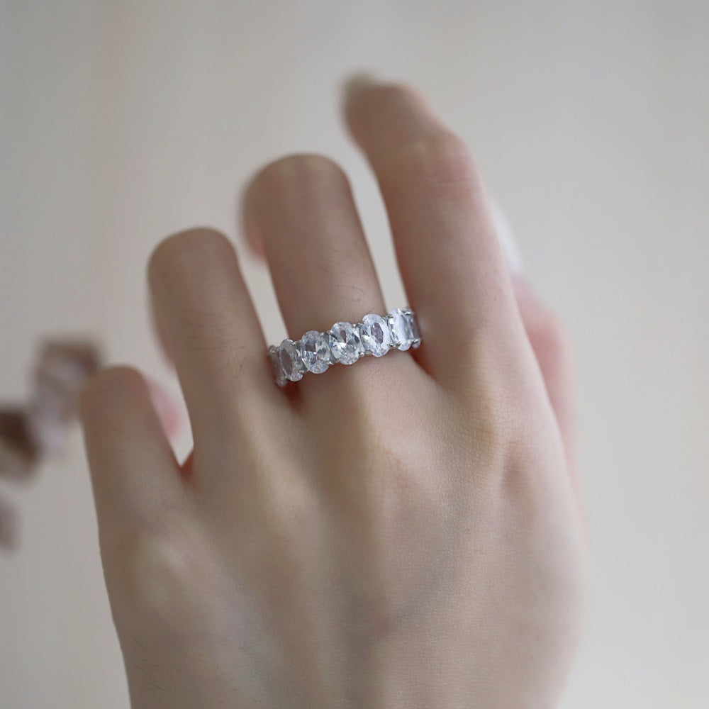 Ring Kim Crystal White