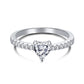 Ring Mini Love Crystal White