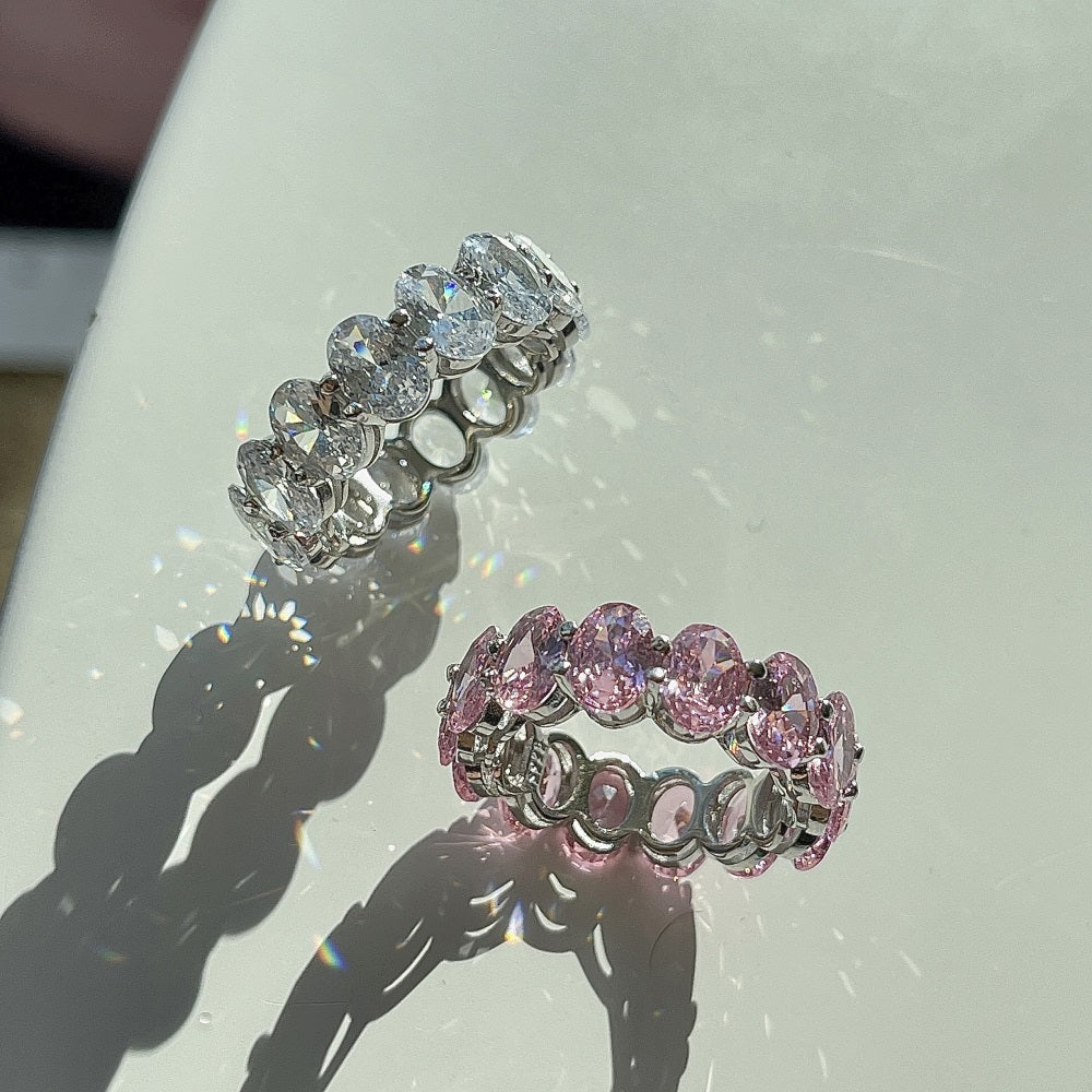 Ring Kim Crystal White
