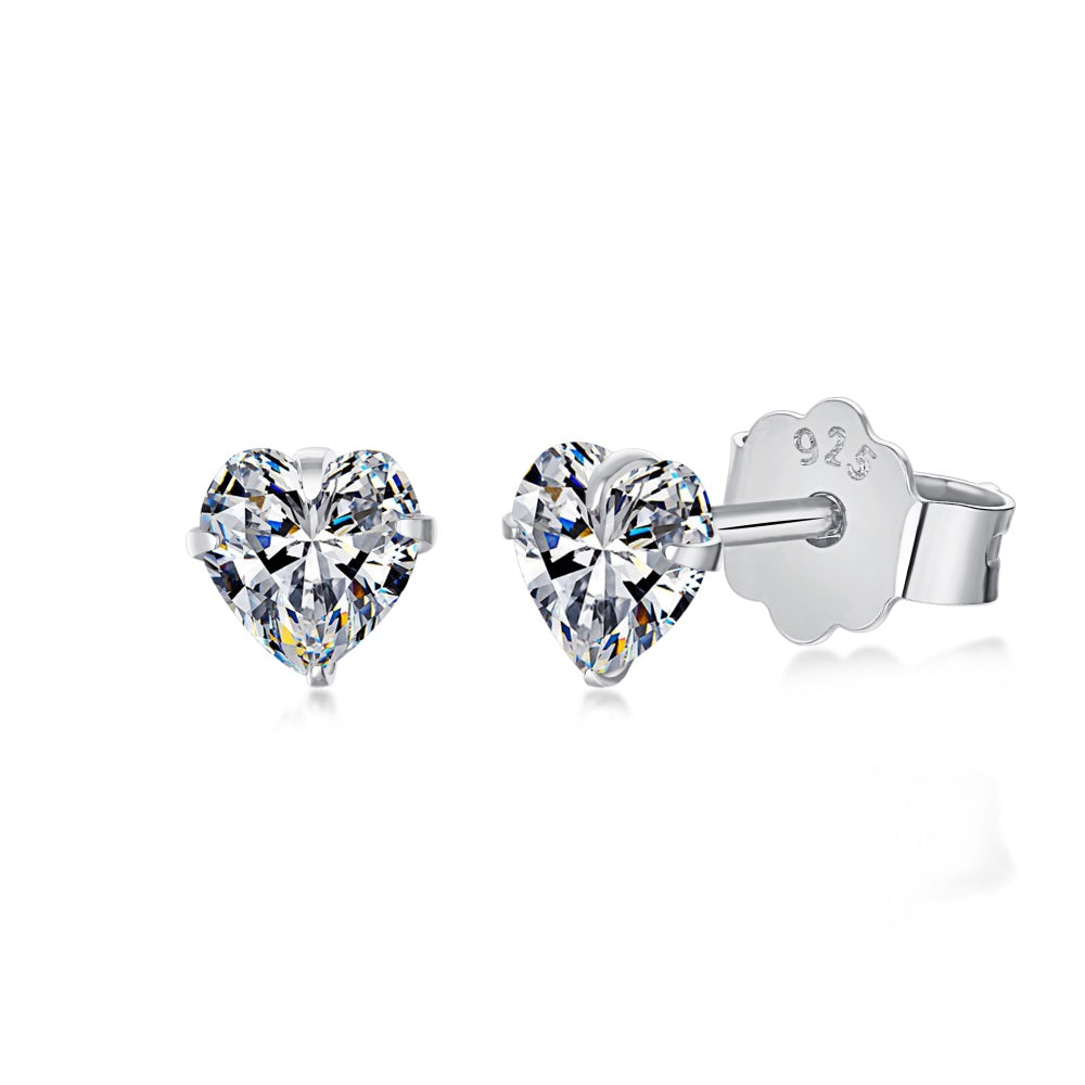 Ohrringe Crystal Heart Medium