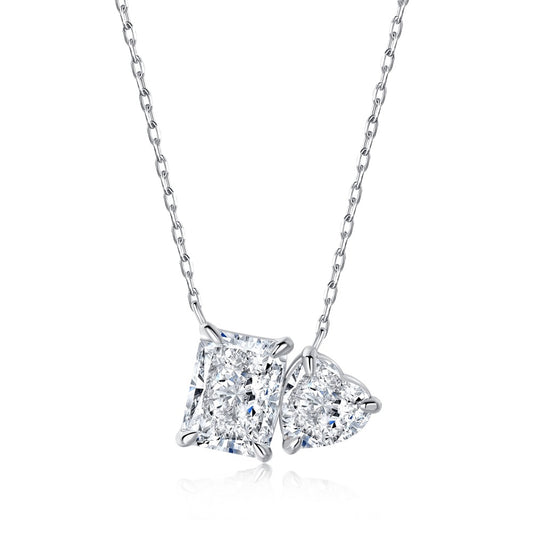 Ariana Crystal White Necklace