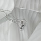 Ariana Crystal White Necklace