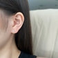 Earrings Crystal Heart medium