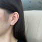 Earrings Crystal Heart mini