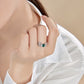 Ring Crystal Bow Forest Green