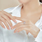 Ring Crystal Bow Crystal white