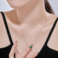 Necklace Chloe forest green