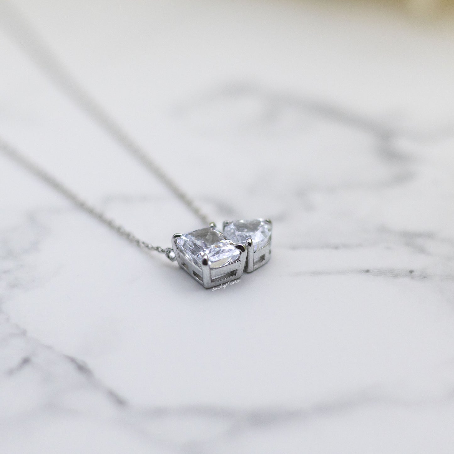 Kette Ariana Kristallweiß