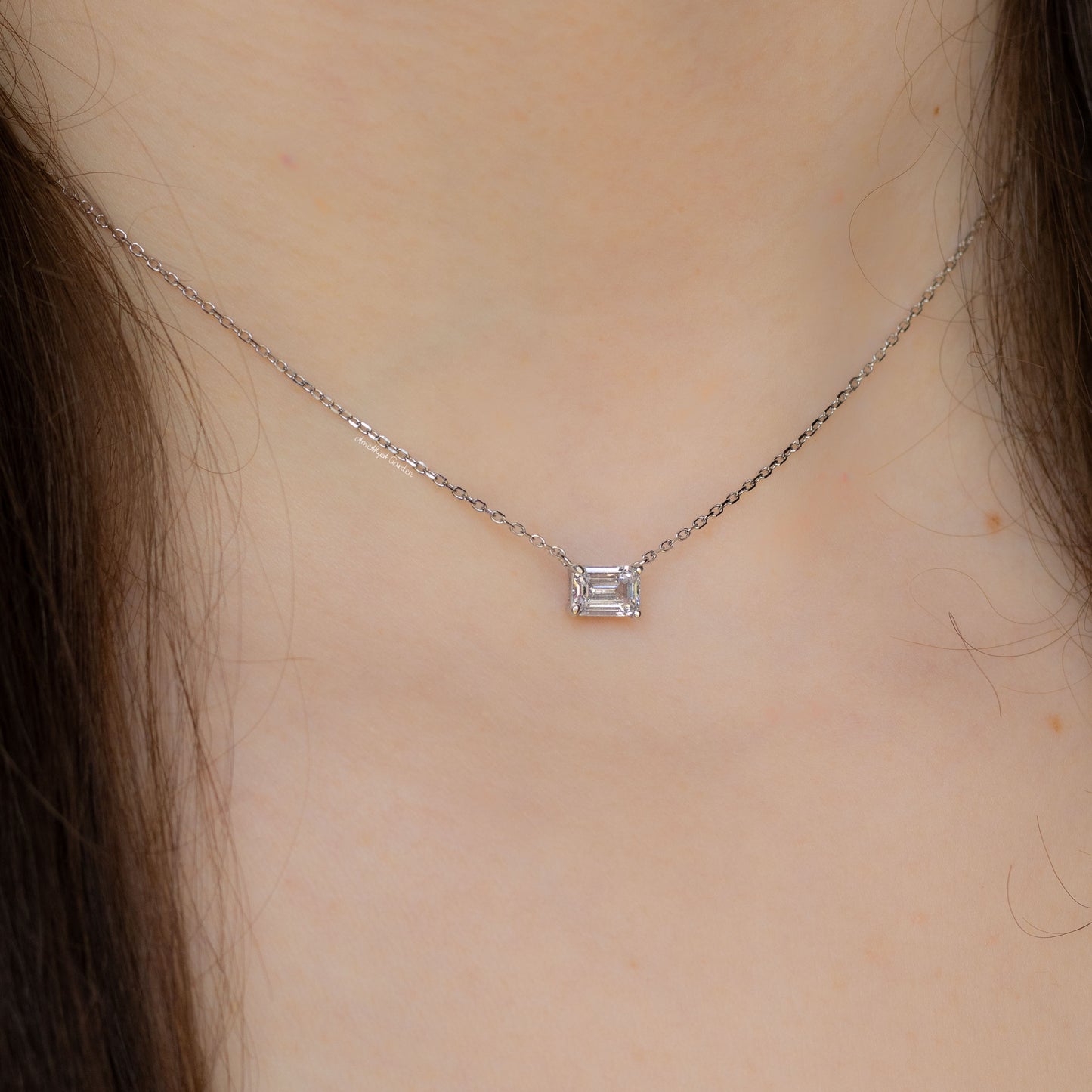 Kette Clara Kristallweiß