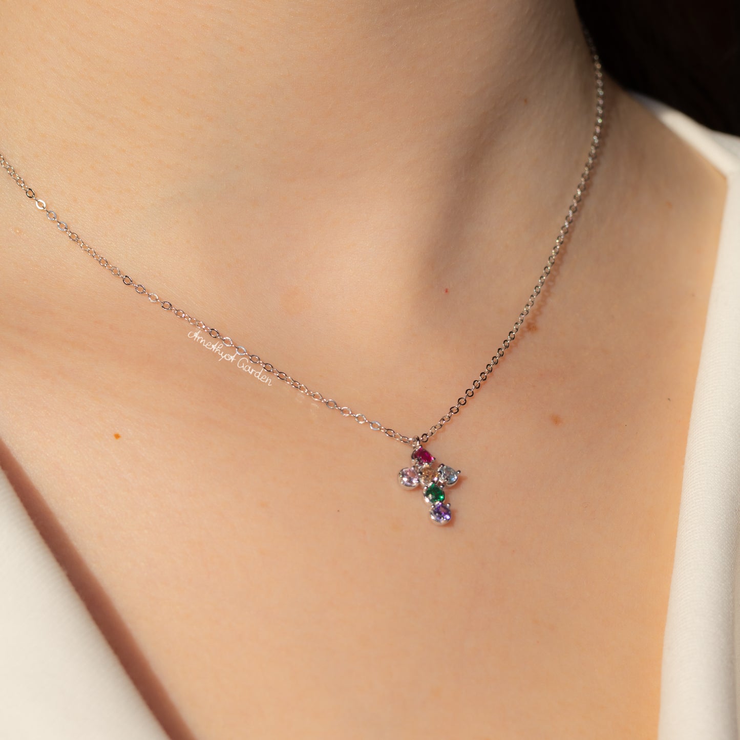 Kette Colourful Cross