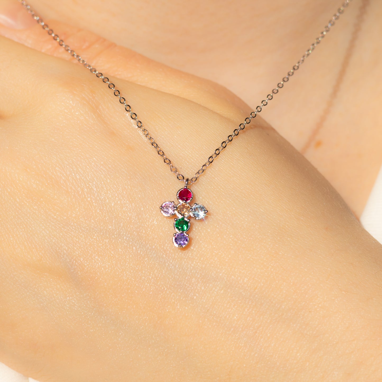 Kette Colourful Cross