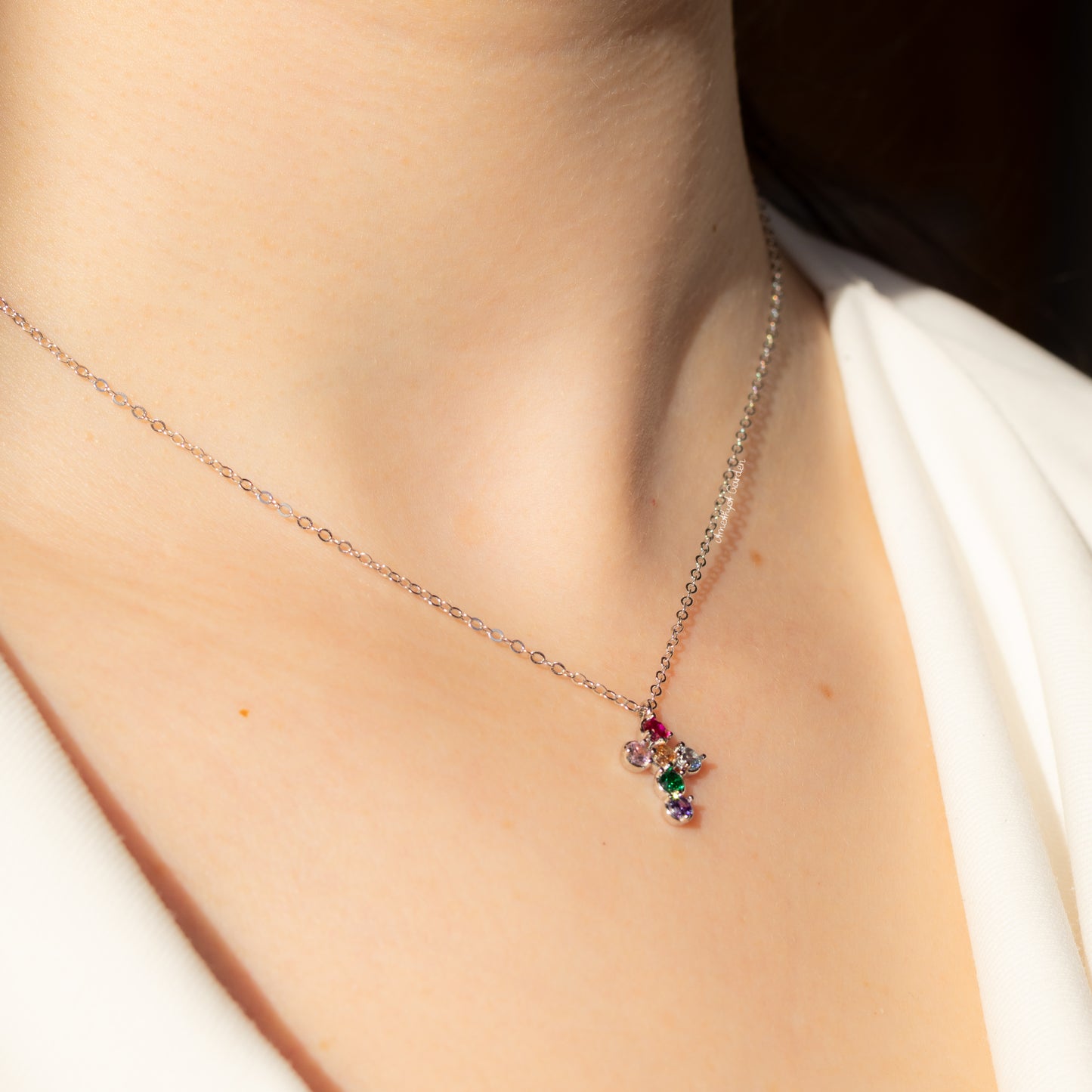 Kette Colourful Cross