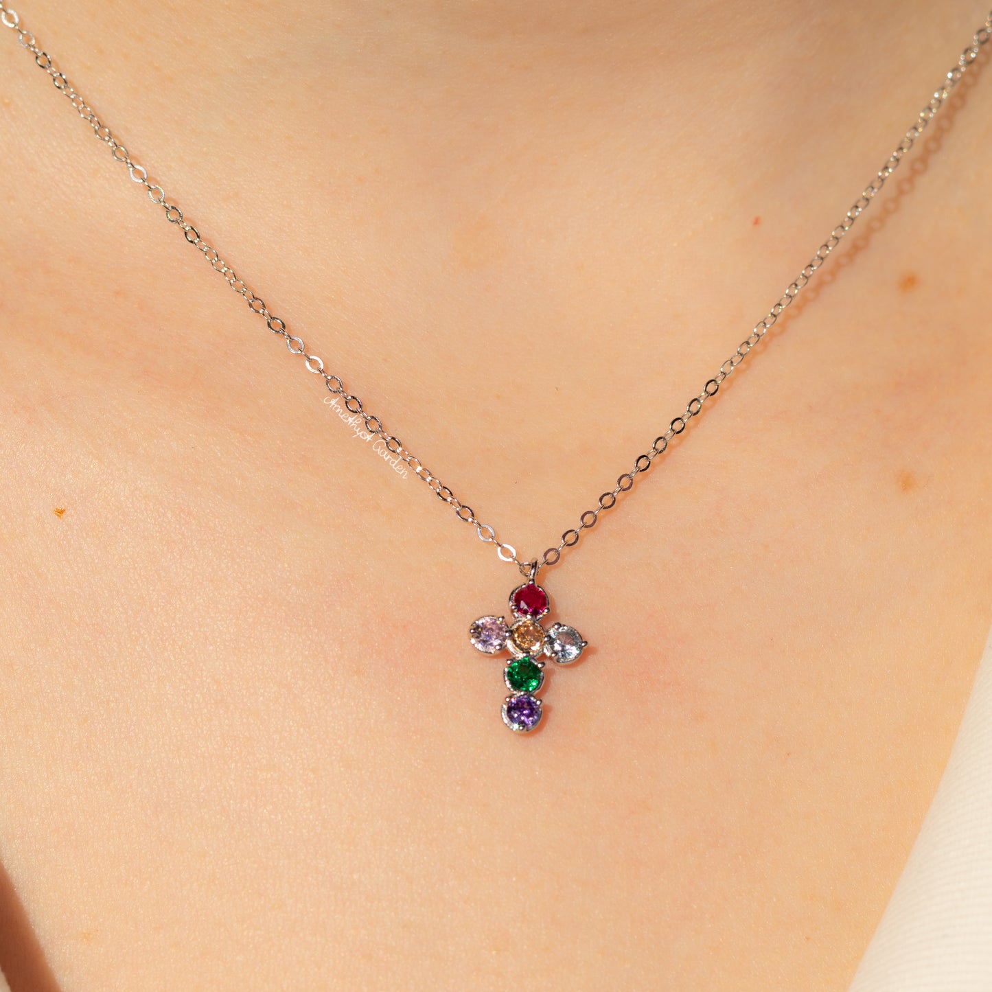 Kette Colourful Cross