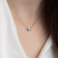 Necklace Chloe Crystal White