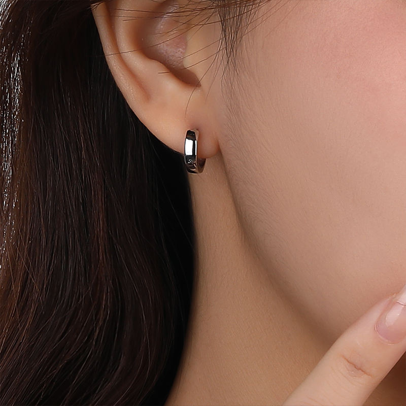 Ohrringe Glossy Hoops Small