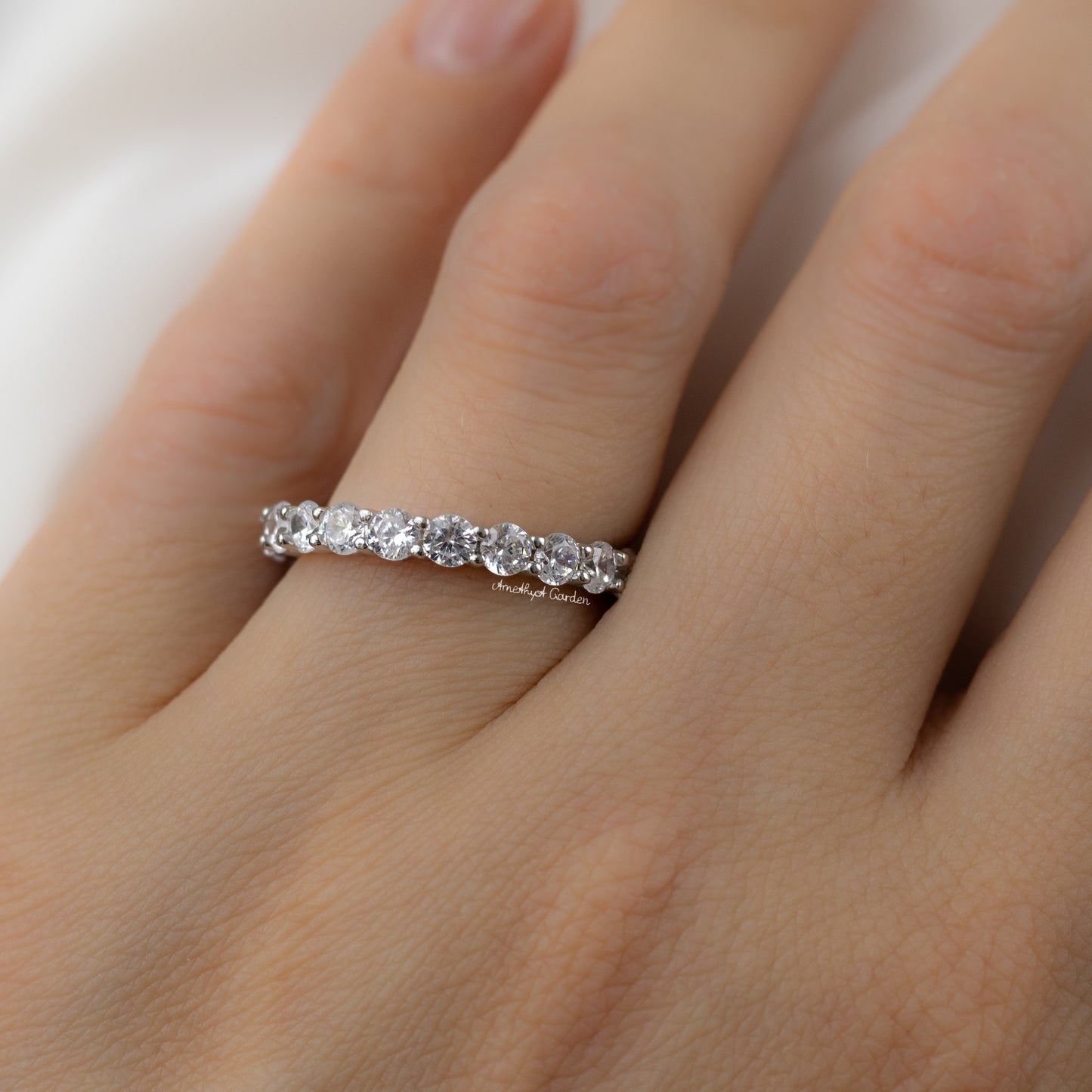 Ring Mia Kristallweiß