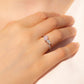 Vintage Toi et moi Opal Ring