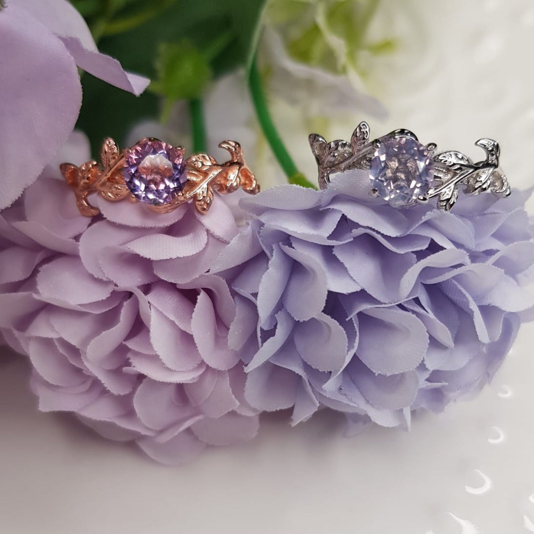 Ring Amethyst Garden_ Silber- Light Amethyst