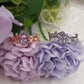 Ring Amethyst Garden_ Rosévergoldet- Lavender