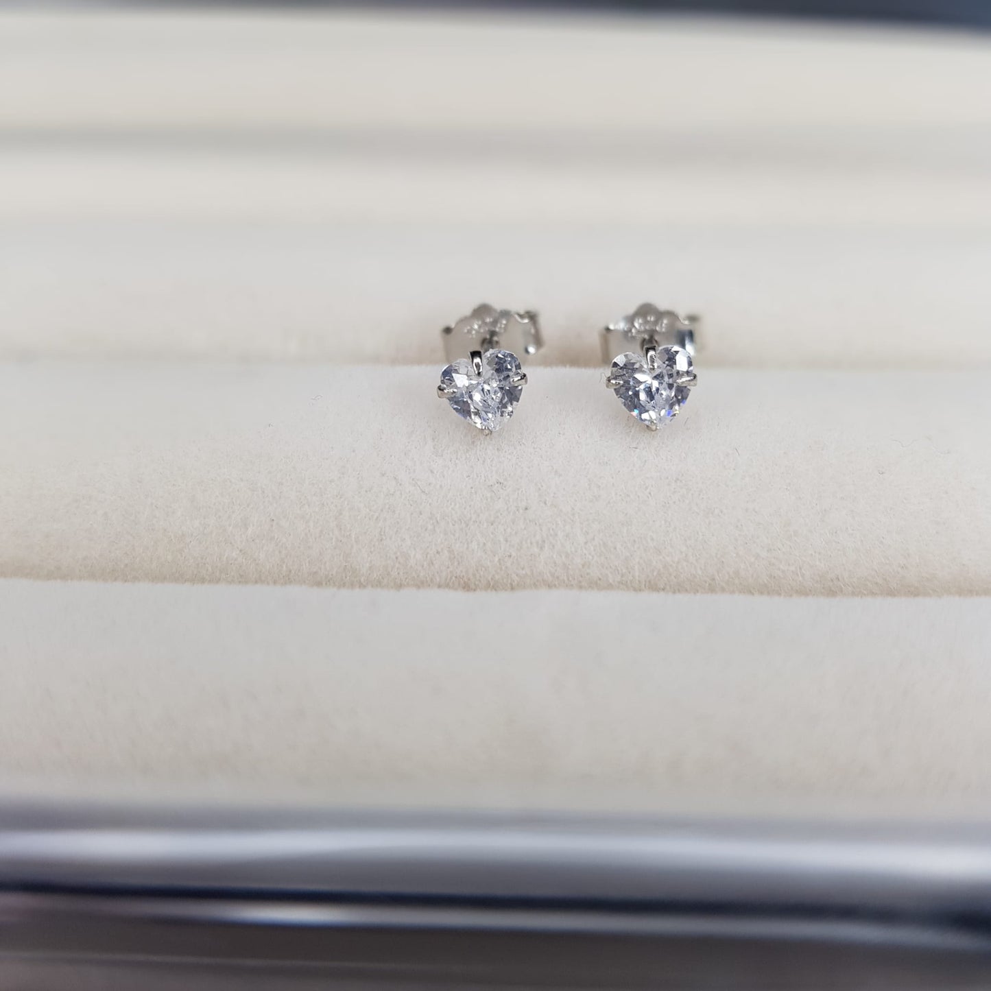 Ohrringe Crystal Heart Medium