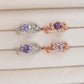 Ring Amethyst Garden_ Rosévergoldet- Lavender