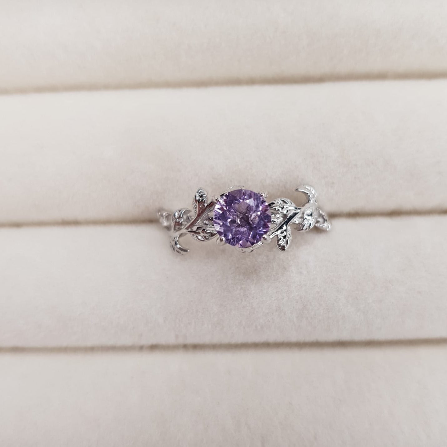 Ring Amethyst Garden_ Silber- Light Amethyst