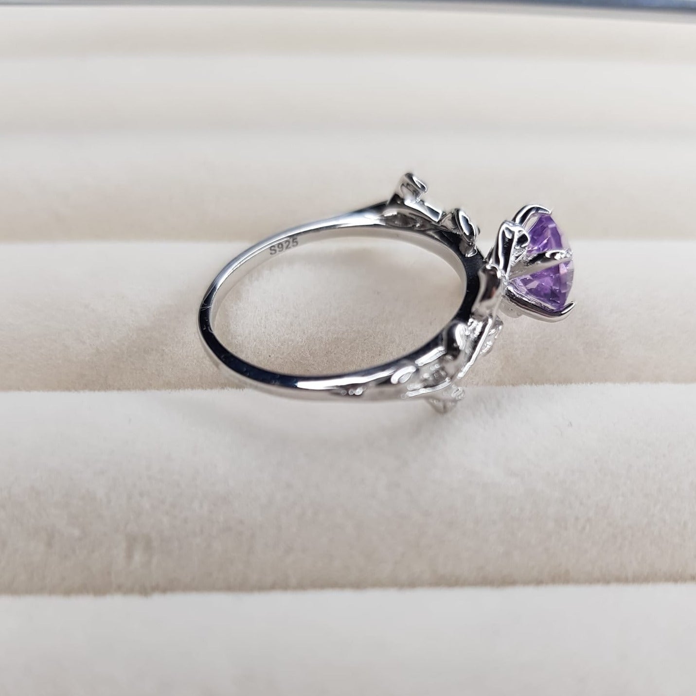 Ring Amethyst Garden_ Silber- Light Amethyst