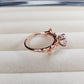 Ring Amethyst Garden_ Rosévergoldet- Lavender