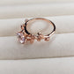 Ring Amethyst Garden_ Rosévergoldet- Lavender
