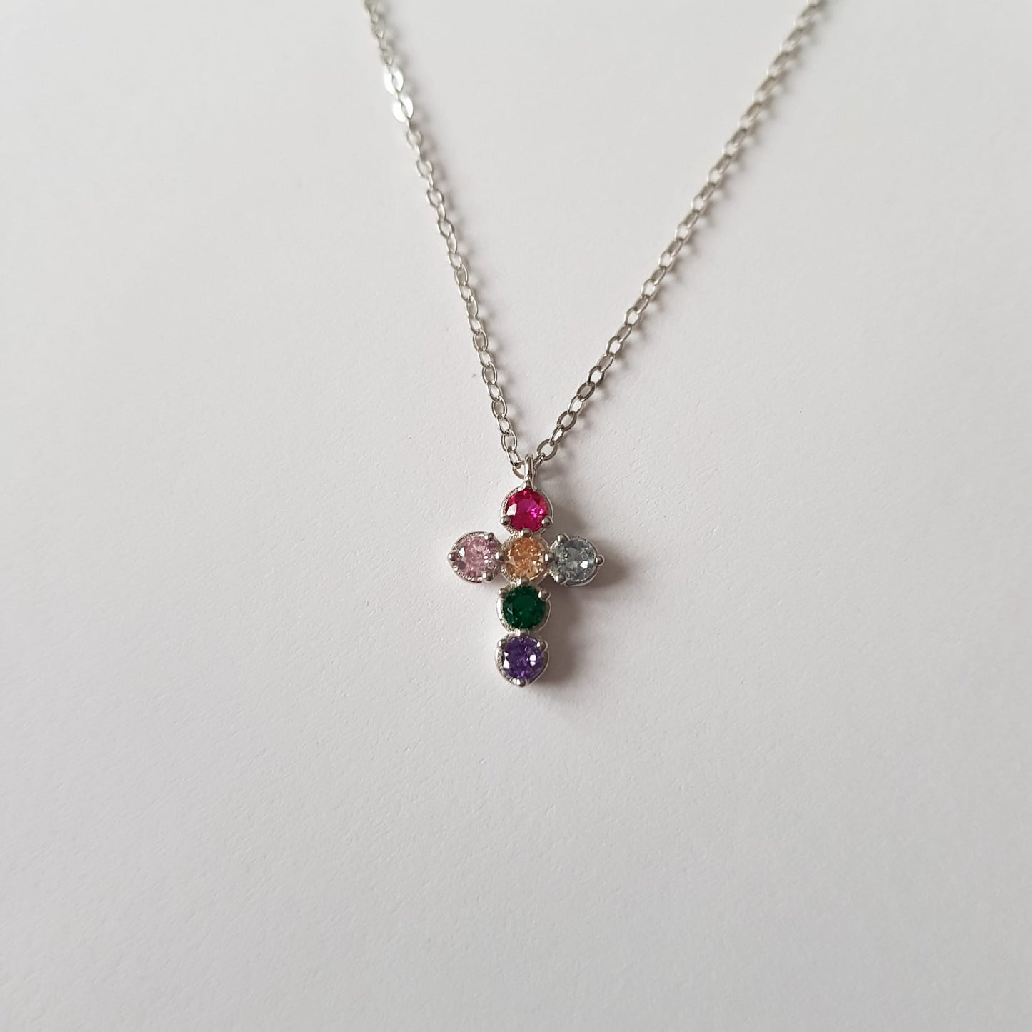 Kette Colourful Cross