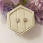 Earrings Kristina Crystal White