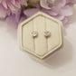 Earrings Kristina Crystal White