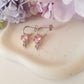 Earrings Dripping Heart baby pink