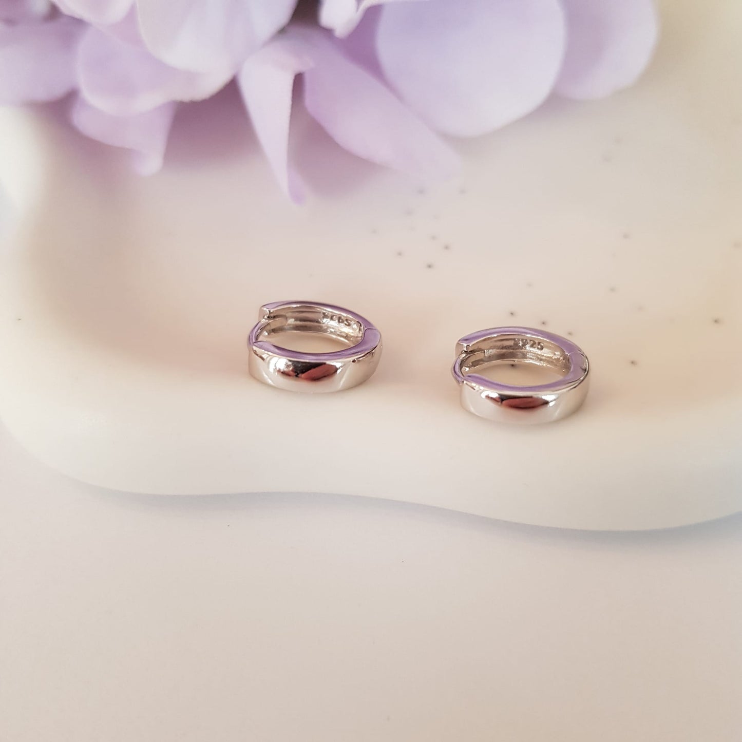Ohrringe Glossy Hoops Large