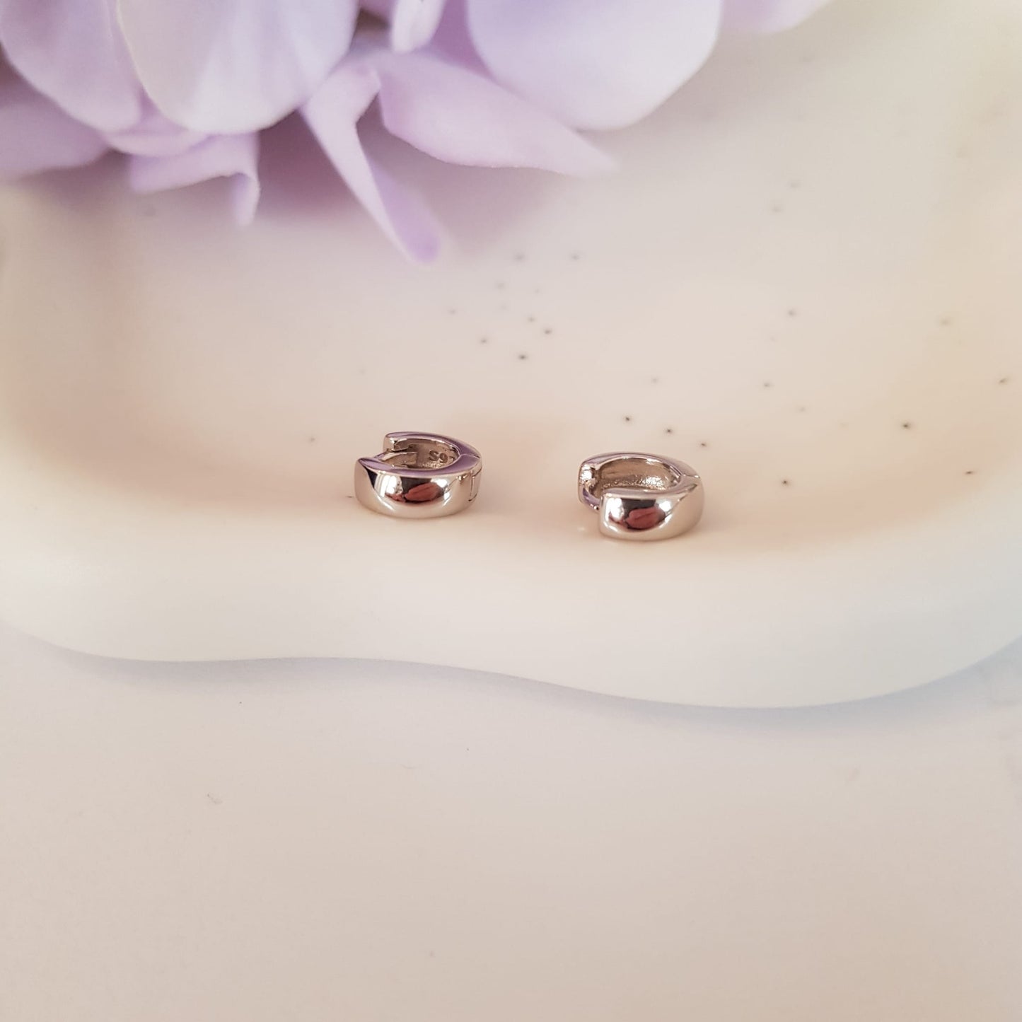 Ohrringe Glossy Hoops Small