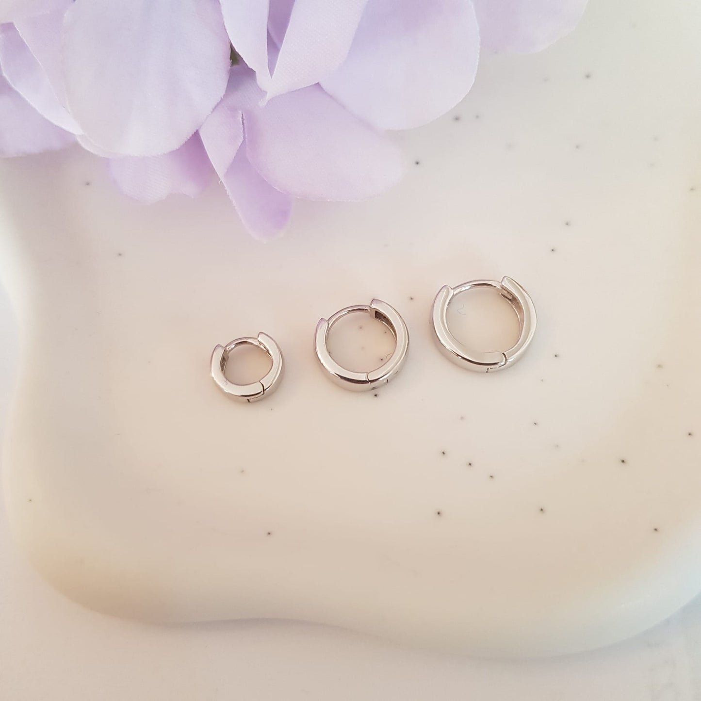 Ohrringe Glossy Hoops Small