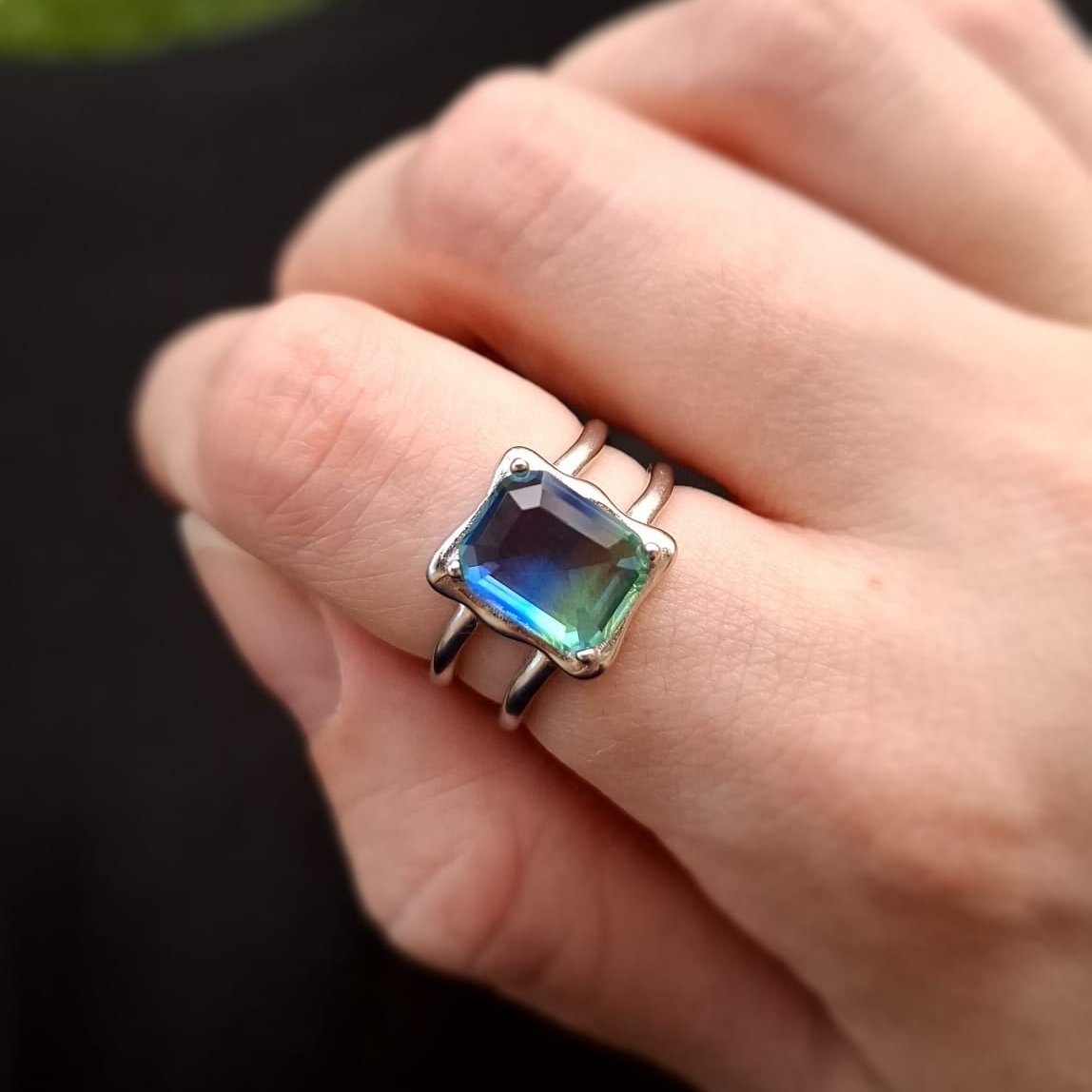 Ring Ice Cream Blue-Green