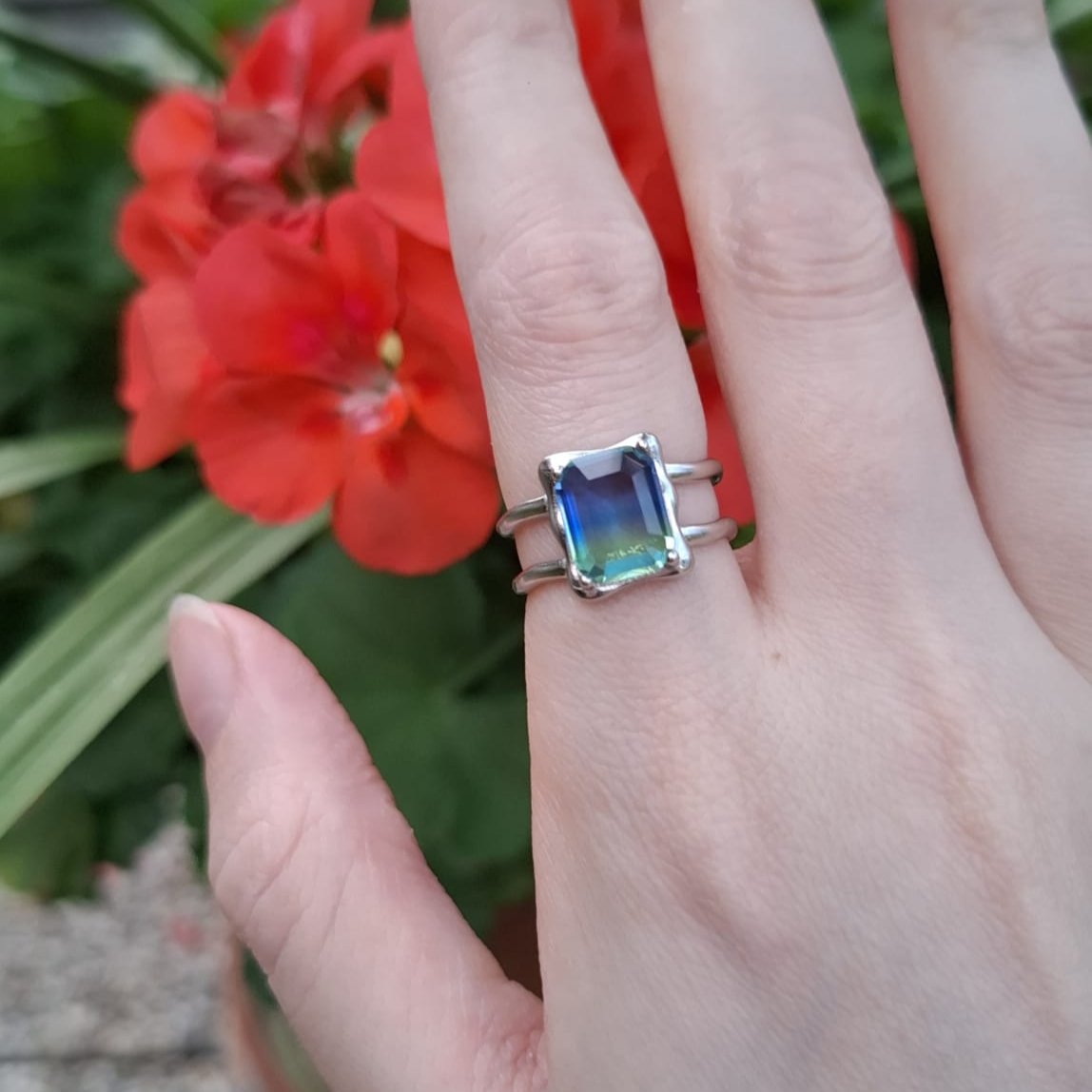 Ring Ice Cream Blue-Green
